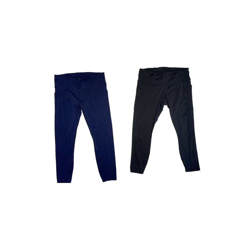 Athleta Leggins Womens XL Set of 2 Ultimate Stash 7/8 Pull On Atlhletic Pants